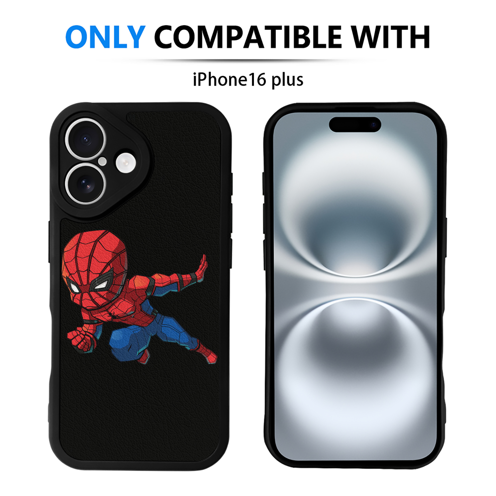 （画像用） アベンジャーズ The Avengers 【iPhone 16シリーズ対応】シリコンスマホケース（レザー調） 材質：シリコン